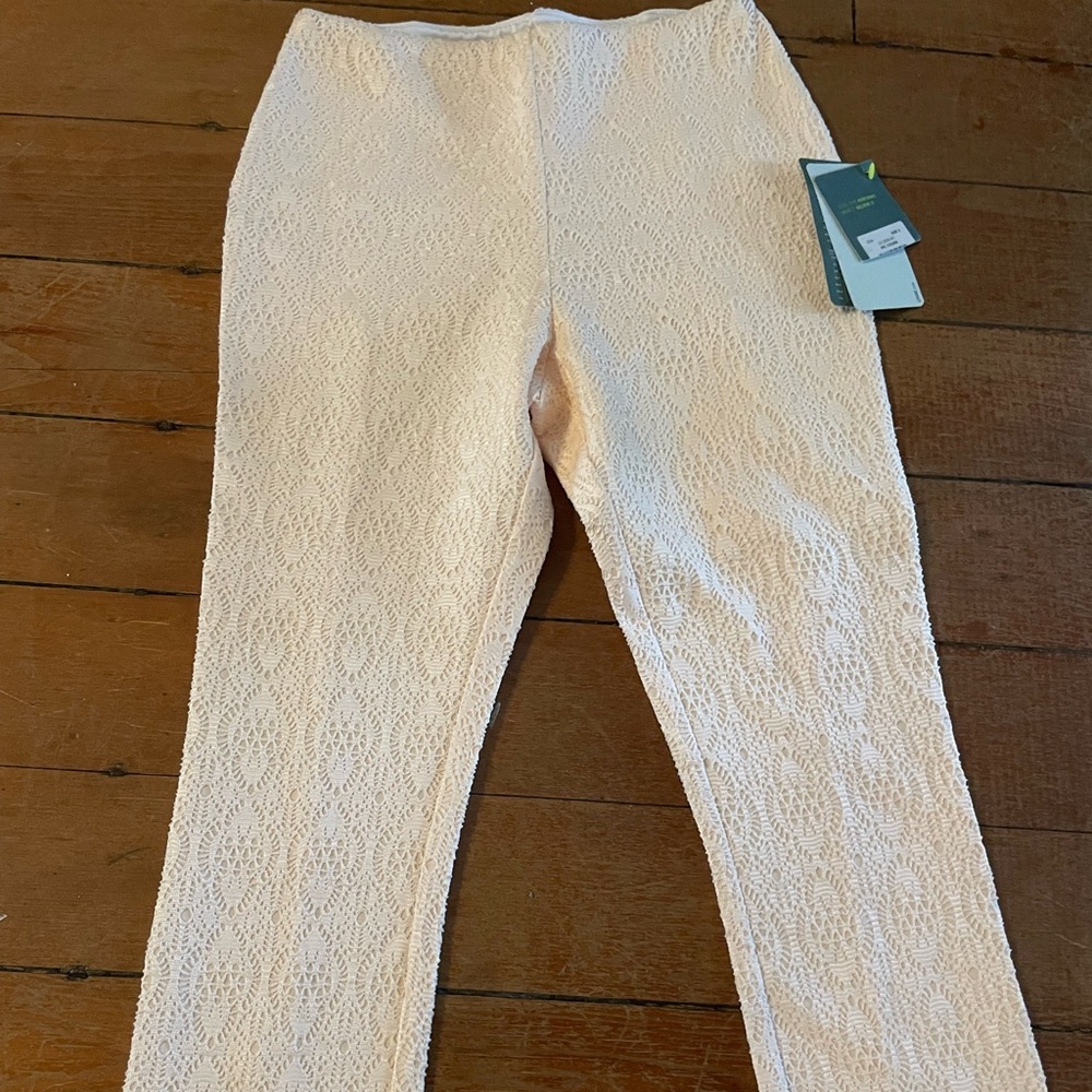 Lysse Cream Leggings, Size Small